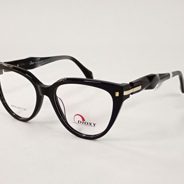 Dioxy Ref.DI2118 53/17, color negras, acetato.