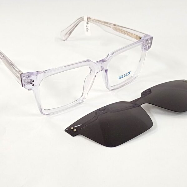 GLUCK Ref.G5990 54/19, color Cristal traslucido, acetato con sobrepuesto