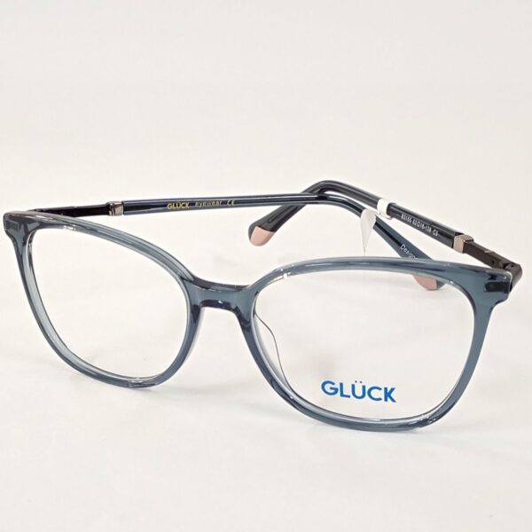 GLUCK Ref.B3155 52/18, color gris traslucido, acetato.