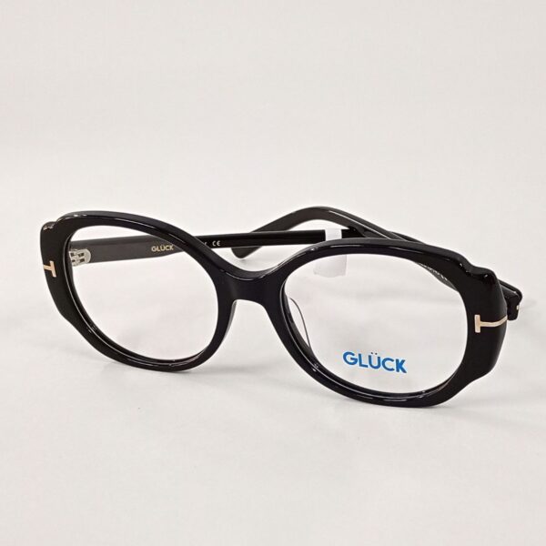 GLUCK Ref.YD1422 52/18, Estilo retro, color negro, acetato.