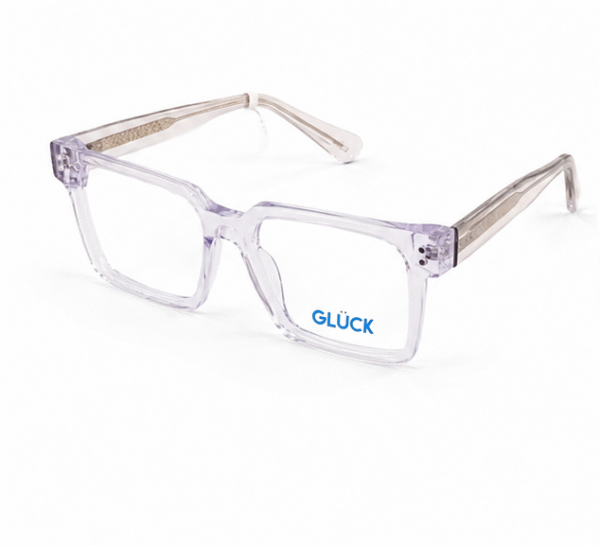 GLUCK Ref.G5990 54/19, color Cristal traslucido, acetato con sobrepuesto