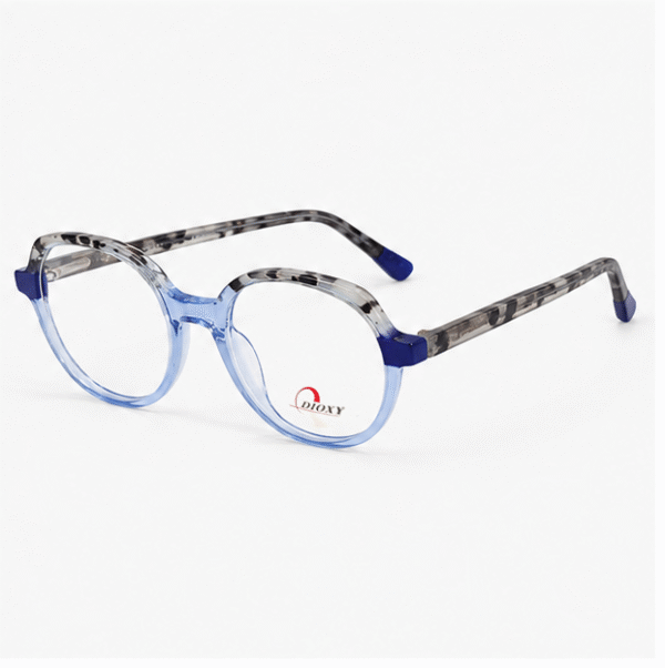 Dioxy Ref.DI2010 52/19, moda vintage, diseño moderno, tonos celeste