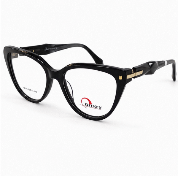 Dioxy Ref.DI2118 53/17, color negras, acetato.